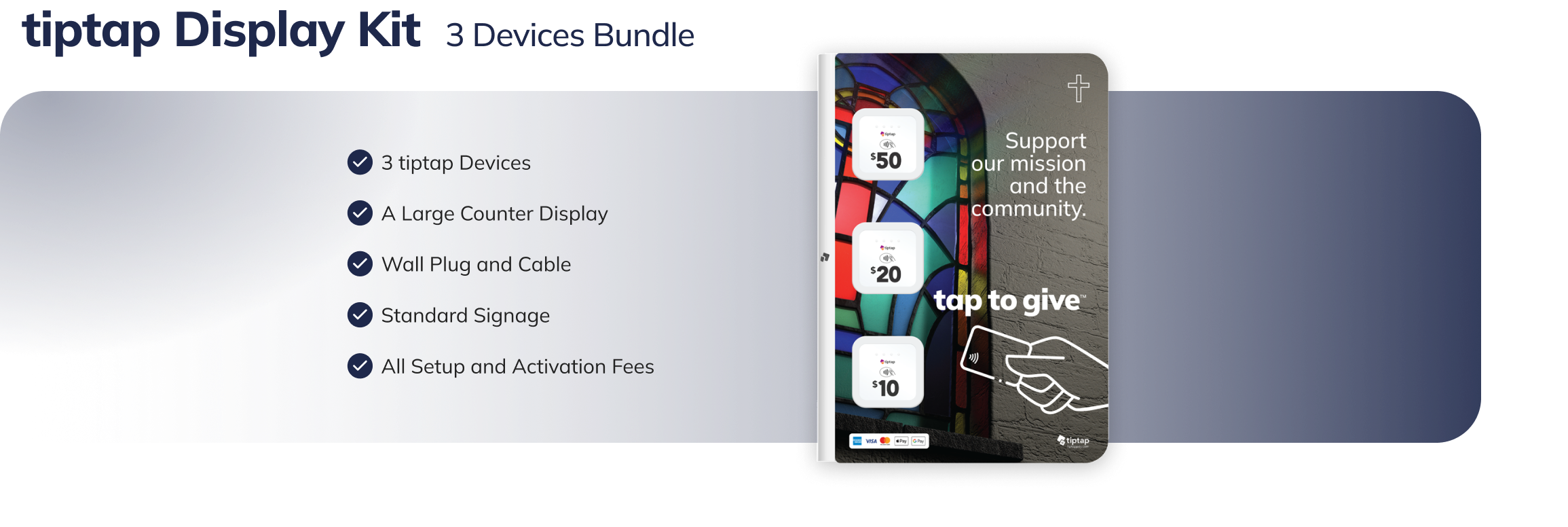 3 Device Large Counter - Desktop