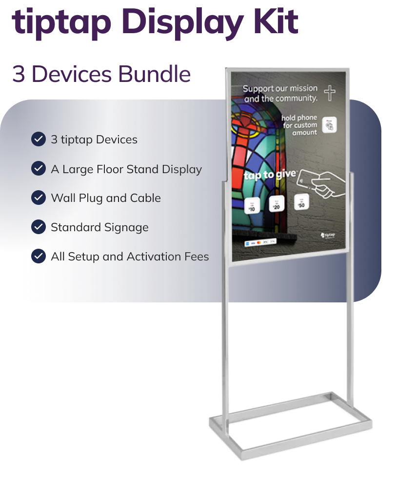 3 Device Large Floorstand - Mobile