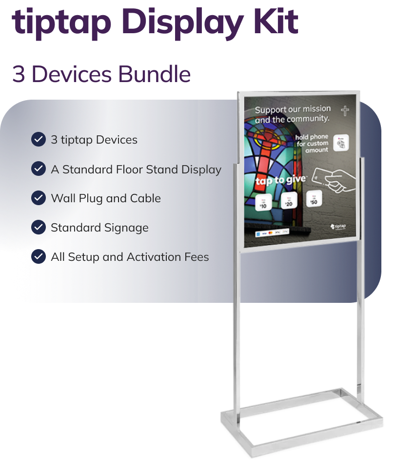 3 Device Standard Floorstand - Mobile